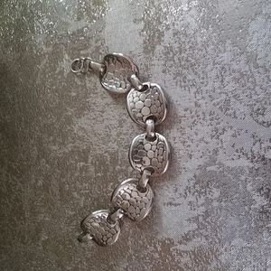 Sterling Silver Pebble Bracelet